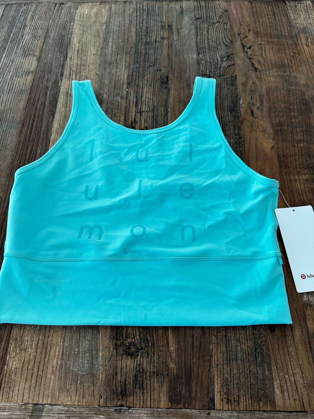 lululemon athletica Aqua Crop Tank Top
